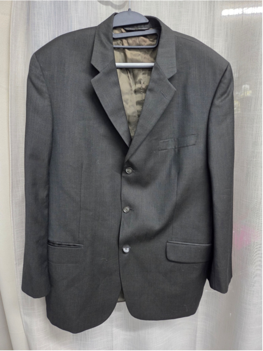 Jack Victor Espirit Sage Suit Jacket Pants Style 30439 Wool Size 46R 38"x30"